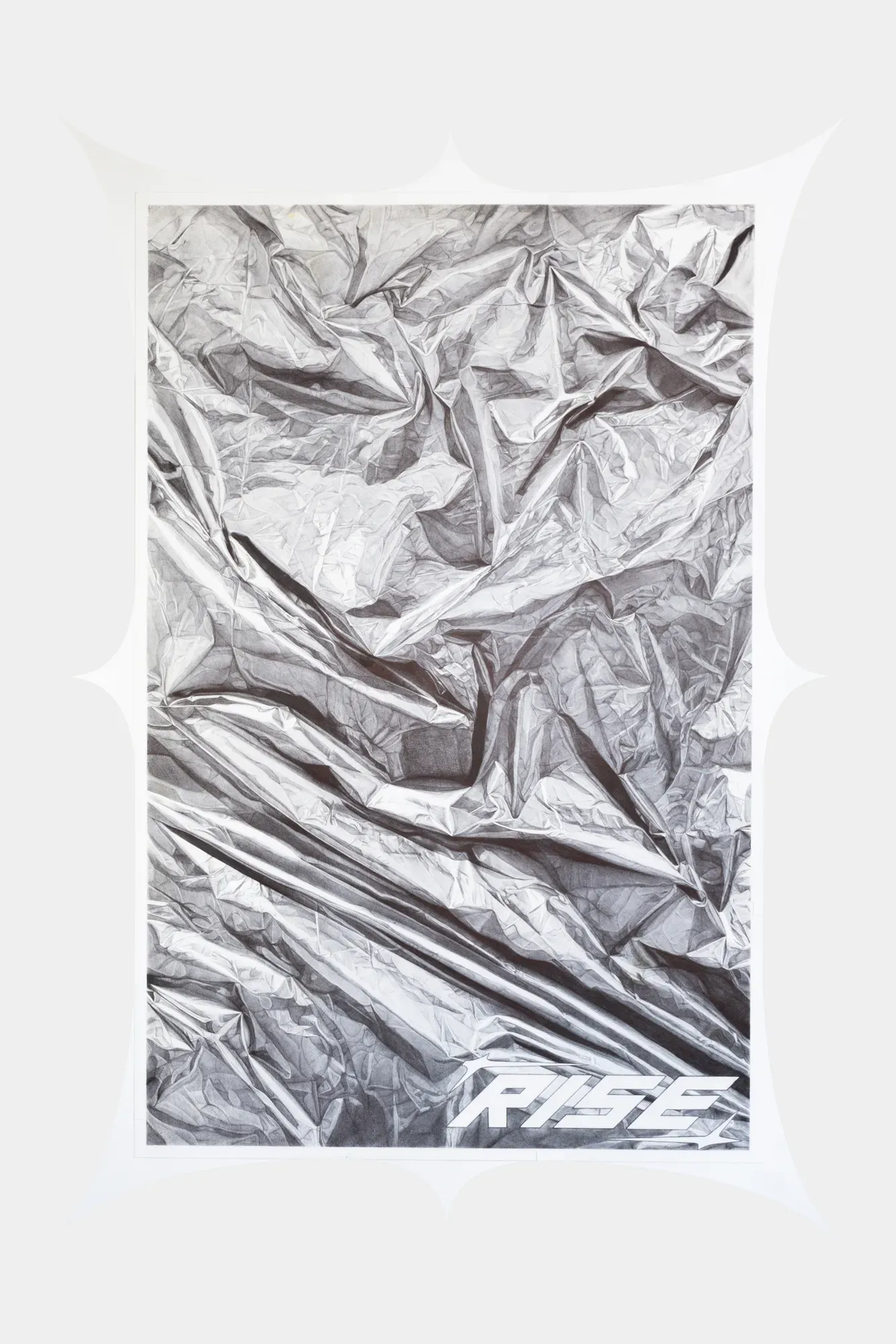 Monolith, Bic pen on paper, by Eduardo Pavón